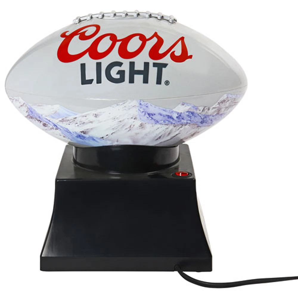 Coors Light Hot Air Popcorn Maker with Football Serving Bowl