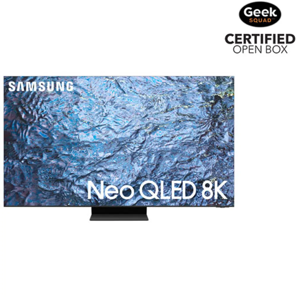 Boîte ouverte - Téléviseur intelligent Tizen HDR Neo QLED UHD 8K de 65 po de Samsung (QN65QN900CFXZC) - 2023 - Noir titane