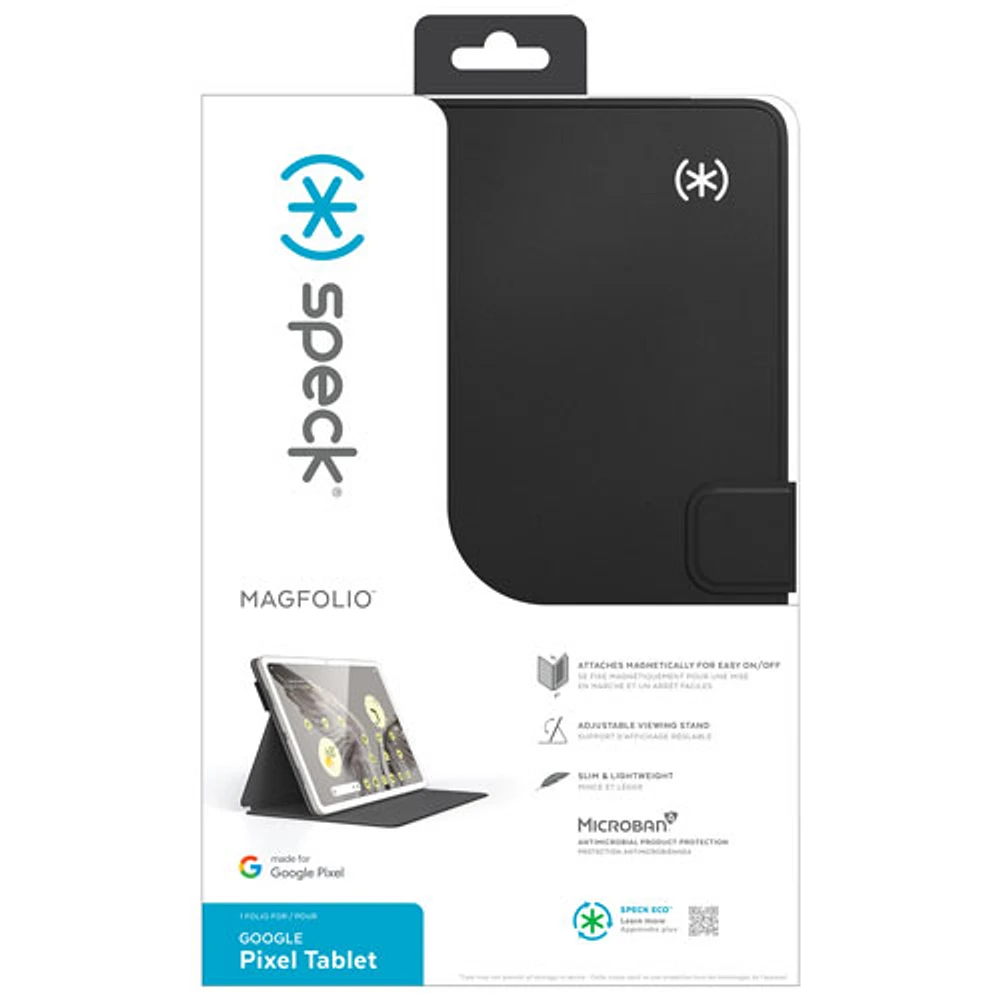 Speck MagFolio Folio Case for Pixel Tablet - Black/White