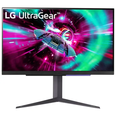 Moniteur jeu G-Sync ACL IPS GTG 1 ms UHD 144 Hz 27 po UltraGear de LG (27GR93U-B) - Noir