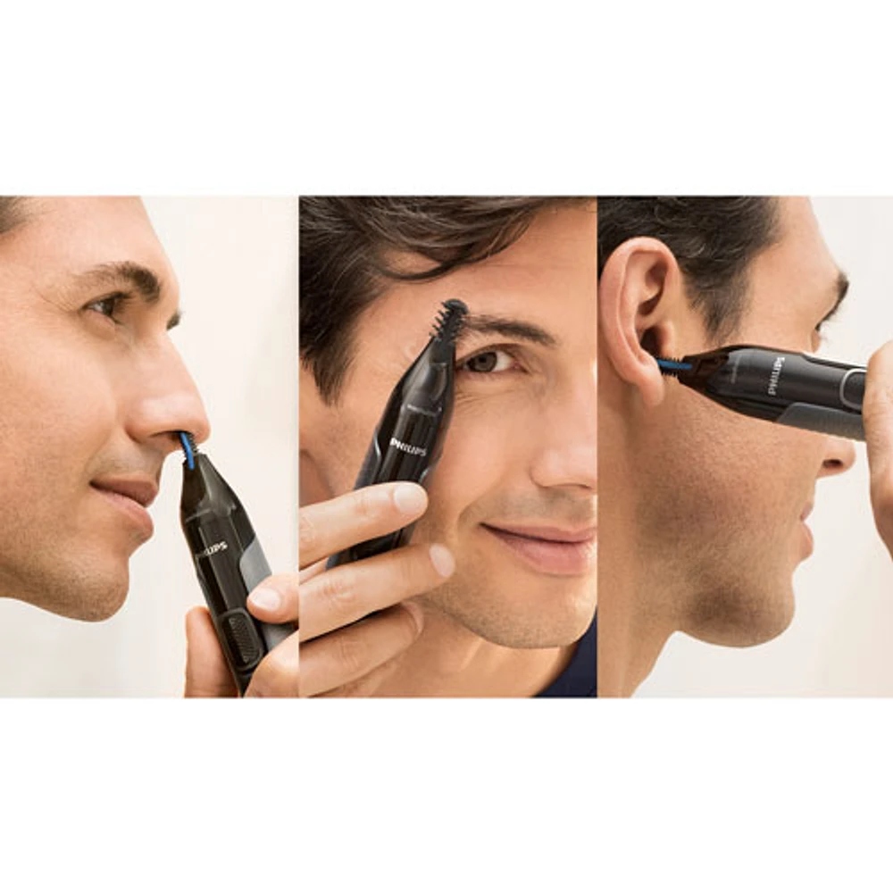 Philips Wet& Dry Nose, Ear & Eyebrow Trimmer (NT3650/26)