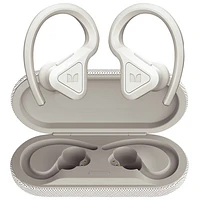 Écouteurs boutons 100 % sans fil à suppression active du bruit DNA Fit de Monster - Blanc