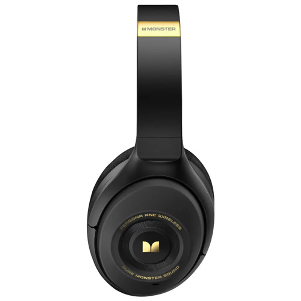 Monster Persona ANC Over-Ear Noise Cancelling Bluetooth Headphones - Black/Gold
