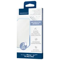 Insignia Anti-Reflective Glass Screen Protector For iPhone 15 Pro Max - 2 Pack - Only at Best Buy