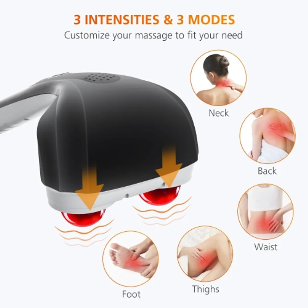 Back & Shoulder Percussion Massager with Heat