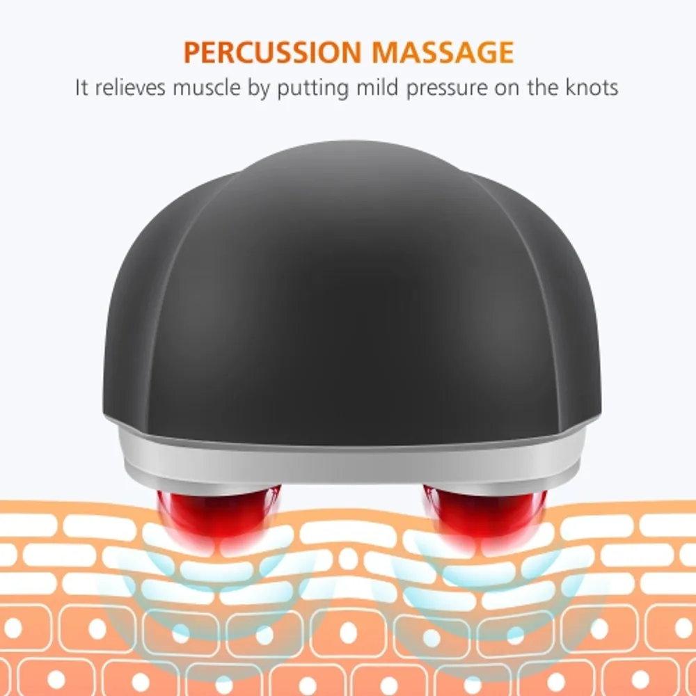 Back & Shoulder Percussion Massager with Heat