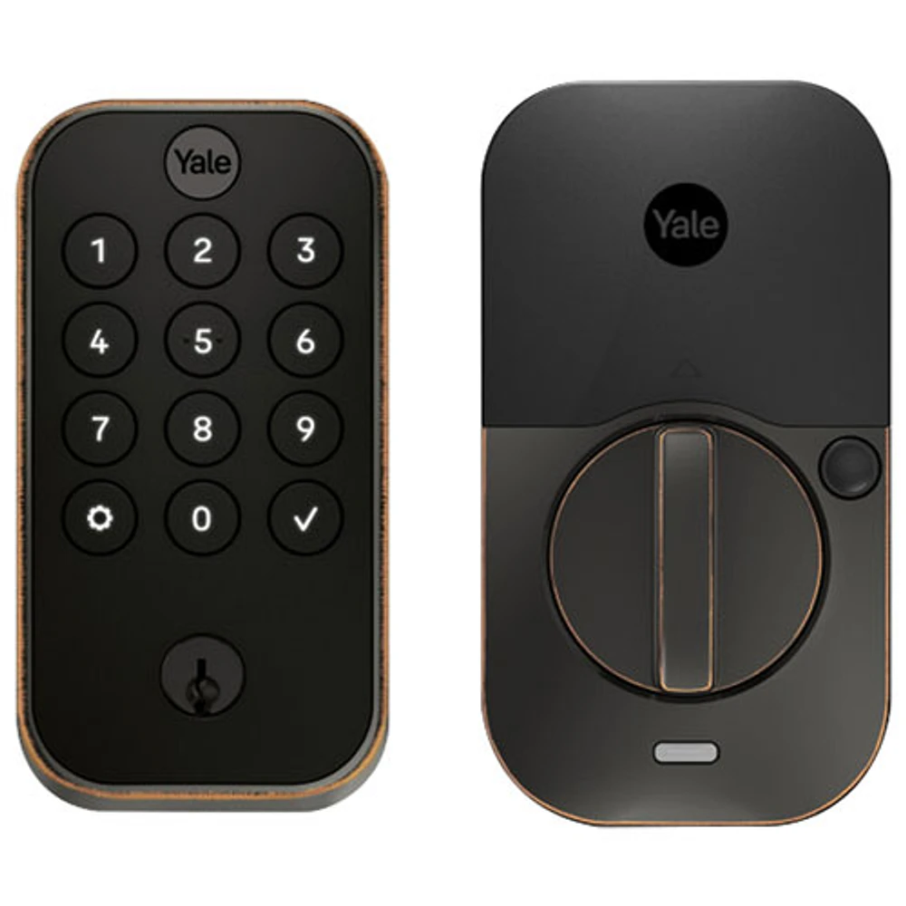 Yale Assure Lock 2 Bluetooth Smart Lock with Keypad & Lock - Rubbed Bronze