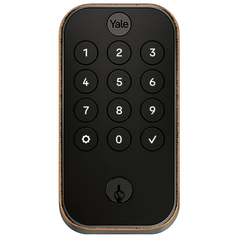 Yale Assure Lock 2 Bluetooth Smart Lock with Keypad & Lock - Rubbed Bronze