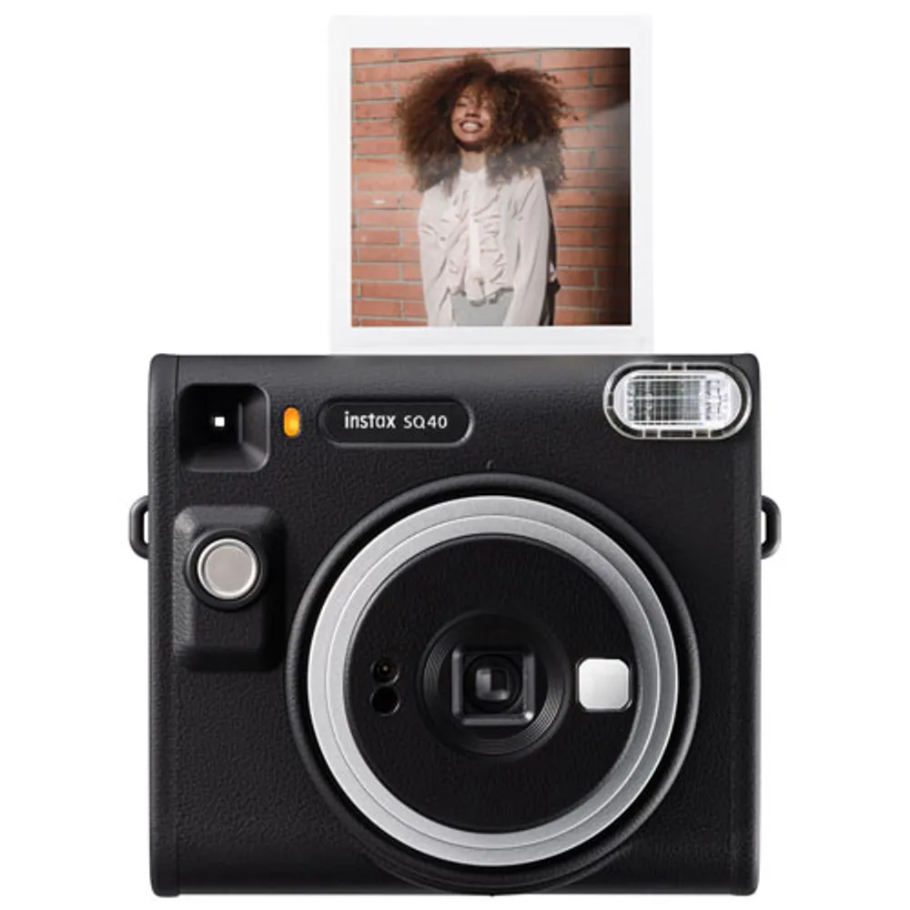 Fujifilm Instax SQUARE SQ40 Instant Camera - Black