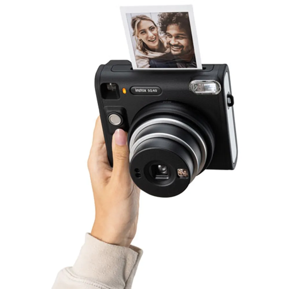 Fujifilm Instax SQUARE SQ40 Instant Camera - Black