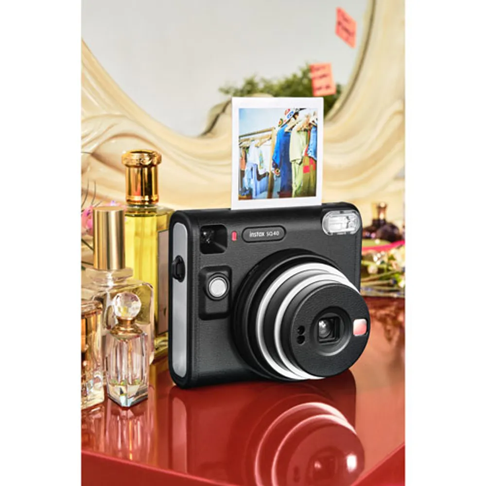 Fujifilm Instax SQUARE SQ40 Instant Camera - Black