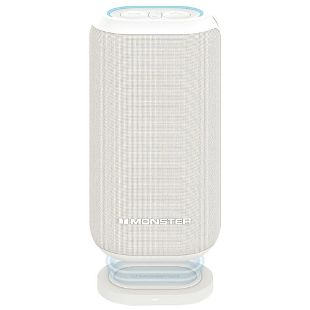 Monster DNA Max Portable Bluetooth Wireless Speaker - White