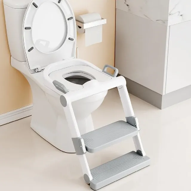 Qaba Potty Training Toilet Seat with Step Stool Ladder, Children
