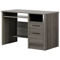 South Shore Gravity Rectangular 46" Ergonomic Computer Desk with 2 Drawers