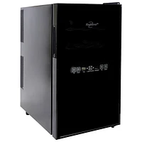 Koolatron 1.7 Cu. Ft. 18-Bottle Dual Temperature Zone Wine Cellar (WC18DZ) - Black