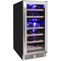 Koolatron 28-Bottle Dual Zone 15" Under Counter Wine Cooler with Lock