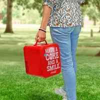 Coca-Cola 0.14 Cu. Ft. Portable Mini Fridge (KDC4SMILE)