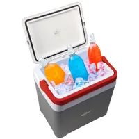 Glacière de voyage rigide Ultra Kool de Koolatron (KIC25) - 25 litres - Gris/Rouge