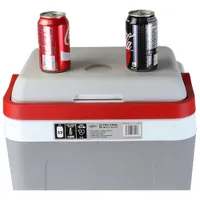 Glacière de voyage rigide Ultra Kool de Koolatron (KIC25) - 25 litres - Gris/Rouge