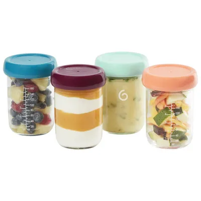 Babymoov Glass Food Storage Containers - 4-Pack