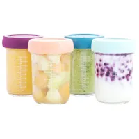 Babymoov Glass Food Storage Containers - 4-Pack