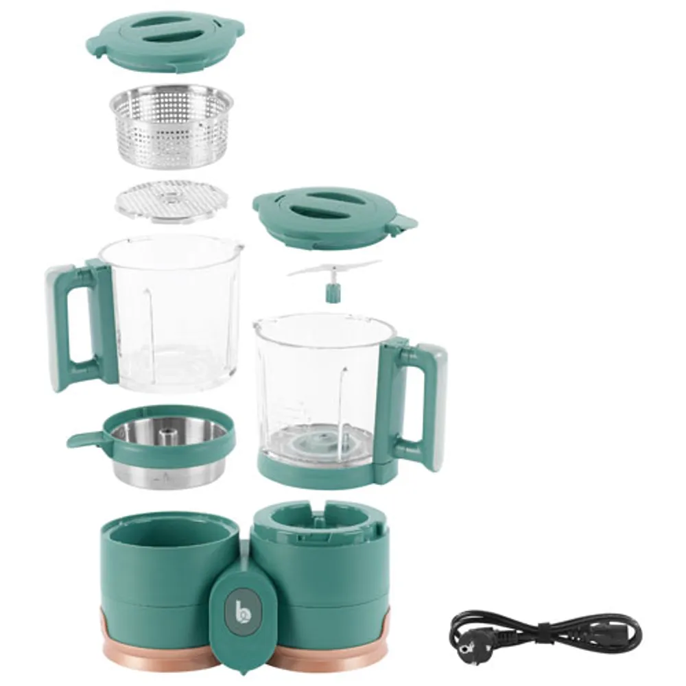 Babymoov Duo Meal Glass Baby Food Processor - Green