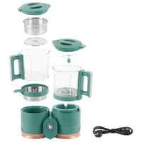 Babymoov Duo Meal Glass Baby Food Processor - Green