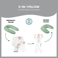 Babymoov B.Love 2-in-1 Maternity & Nursing Pillow - Green