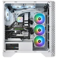 Refroidisseur liquide ARVB de 120 mm TH360 de Thermaltake pour unité centrale - Blanc