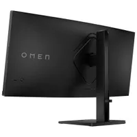 Moniteur de jeu FreeSync DEL incurvé VA QHD 165 Hz de 34 po Omen de HP avec temps de réponse de 1 ms gris à gris (OMEN 34c) - Noir