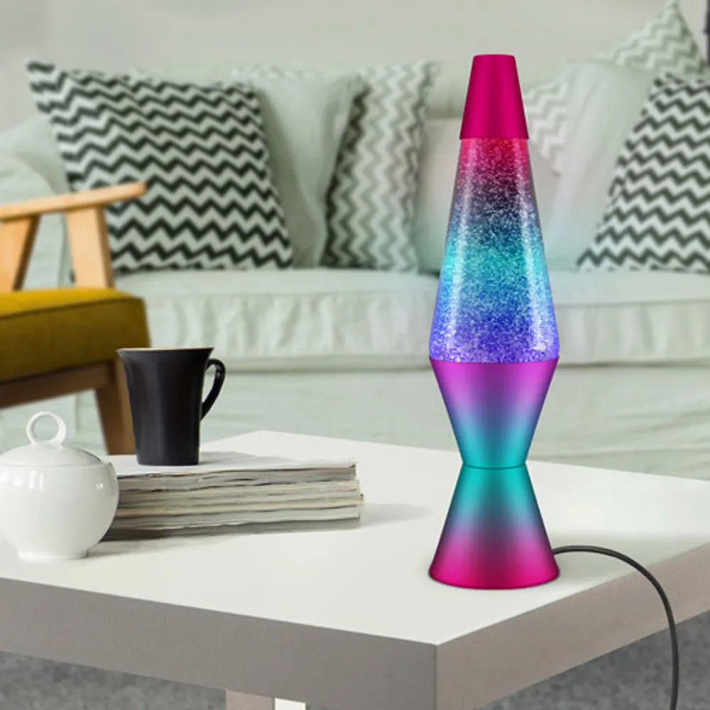 Lava Lite 14.5" Glitter Lamp - Berry Glitter