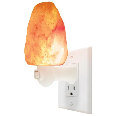 Brookstone Himalayan Salt Crystal Night Lamp