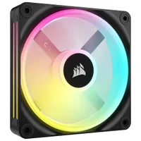 Trousse de démarrage à trois ventilateurs MID de 120 mm RVB iCUE Link QX120 de Corsair - Noir