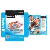 Flotteur de piscine Wave Runner de Hurley (1531015B) - Orange