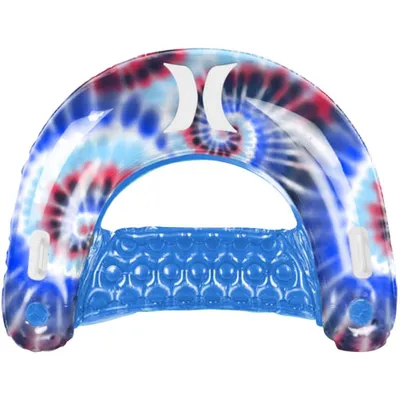 Hurley Inflatable Pool Chair Float (1531012E) - Blue Tie-Dye