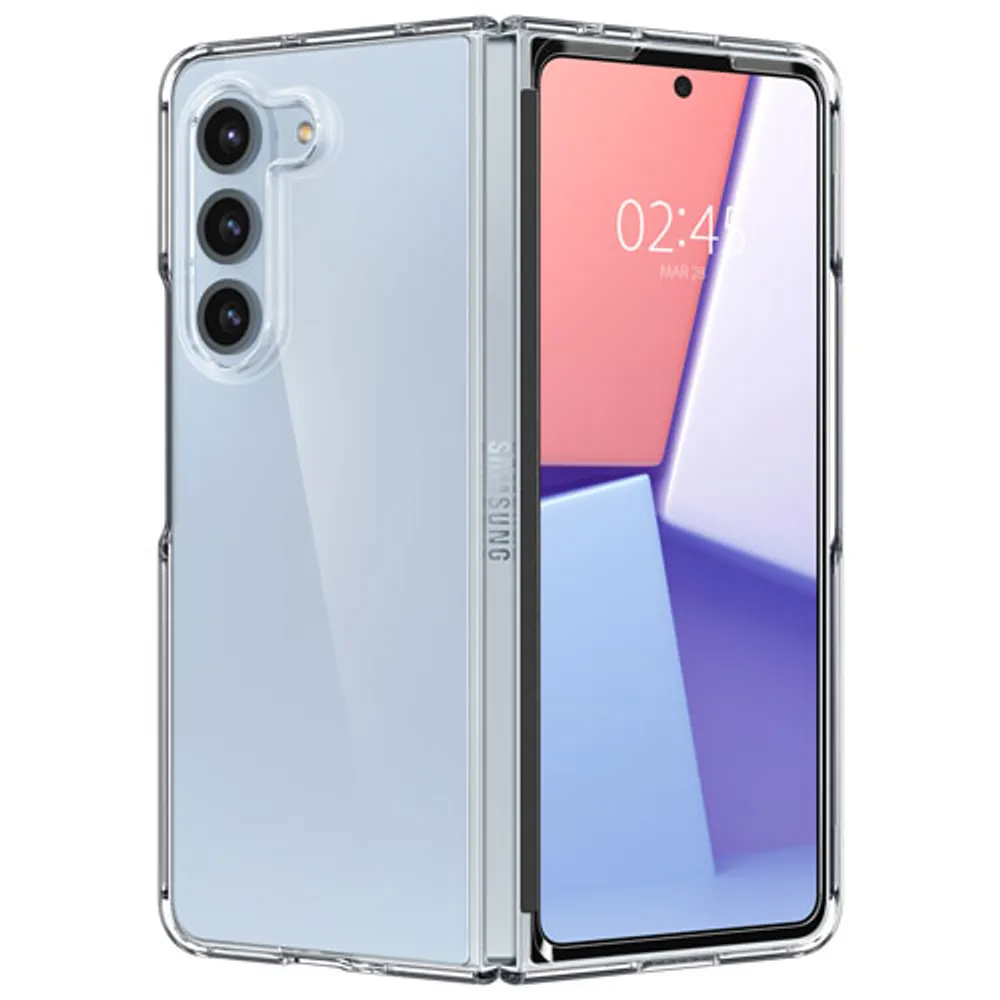 Spigen Crystal Hybrid Fitted Hard Shell Case for Galaxy Z Fold5 - Clear
