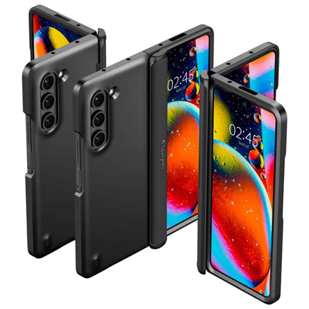 Spigen Slim Armor Pro Fitted Hard Shell Case for Galaxy Z Fold5 - Black