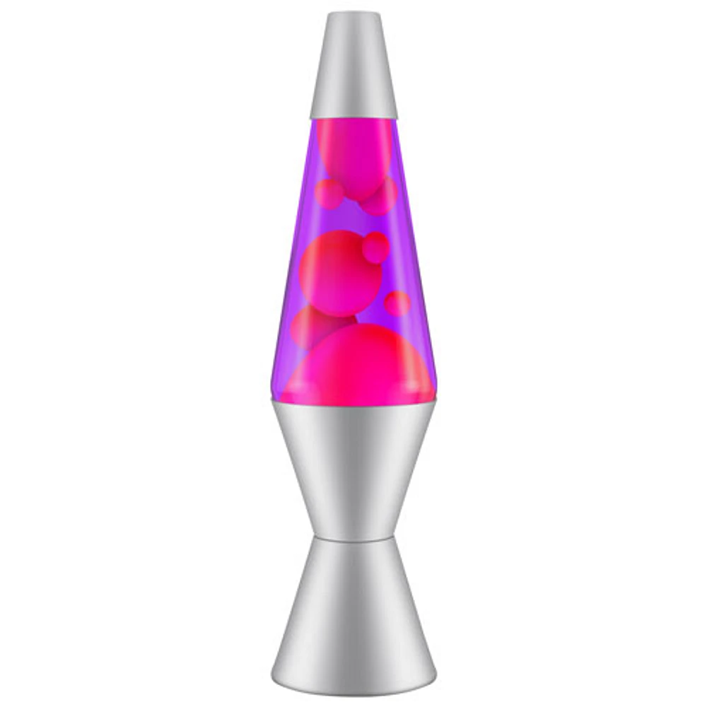 Lampe à lave de 14,5 po de Lava Lite - Rose/Violet