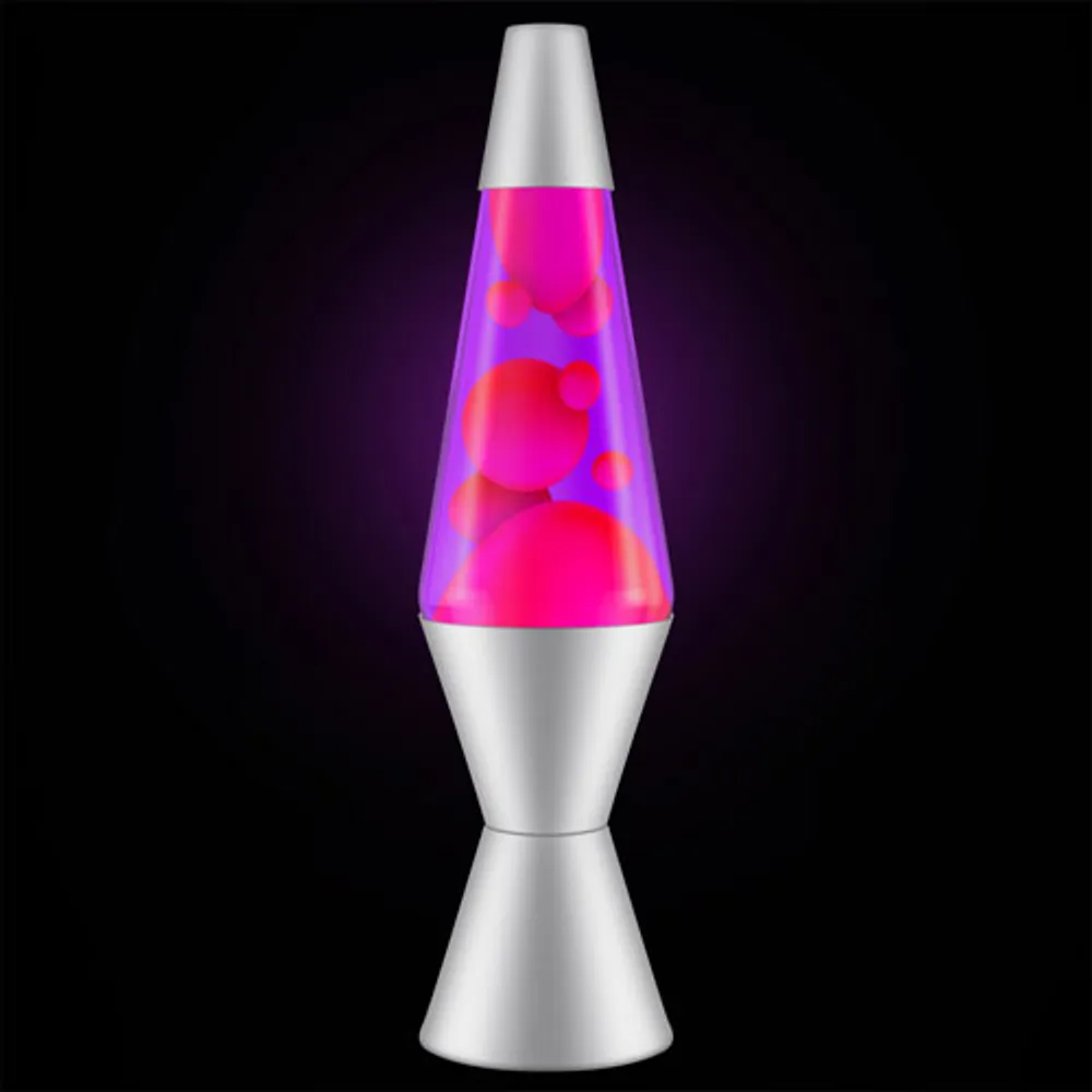 Lampe à lave de 14,5 po de Lava Lite - Rose/Violet