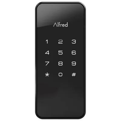 Alfred DB1S Bluetooth Smart Lock - Black