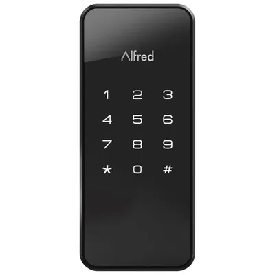 Serrure intelligente Bluetooth DB1S d'Alfred - Noir