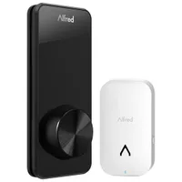 Alfred DB1S Wi-Fi Combo Deadbolt Smart Lock with Key - Black - Only at Best Buy