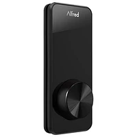 Alfred DB1S Bluetooth Smart Deadbolt Lock with Key - Black