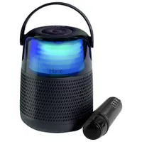 iHome Party Time Bluetooth Speaker with Wireless Microphone - Black