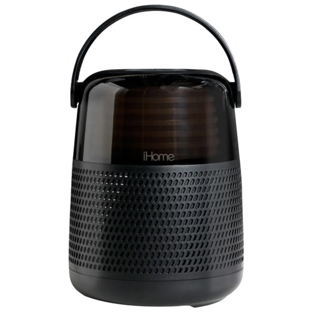 iHome Party Time Bluetooth Speaker with Wireless Microphone - Black