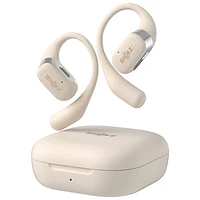 Écouteurs ouverts 100 % sans fil OpenFit de Shokz - Beige