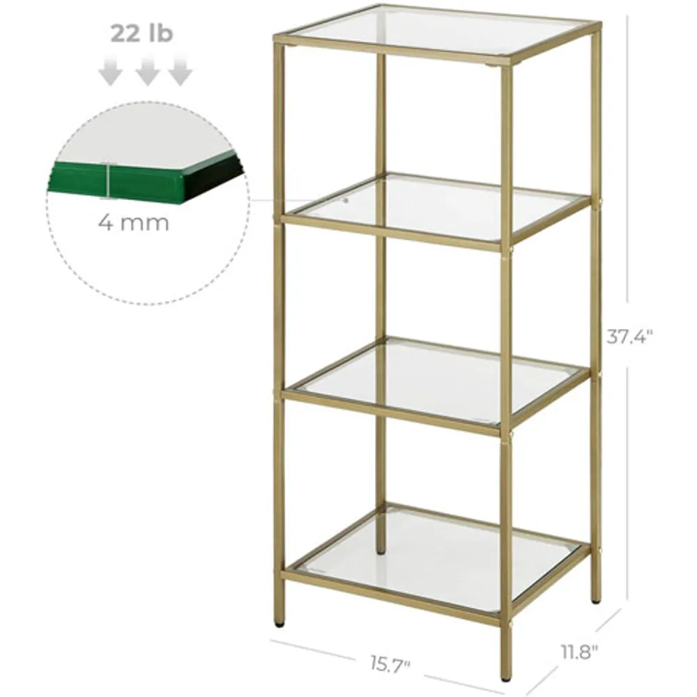 Boutique Home LGT28G Contemporary Storage Rack - Gold