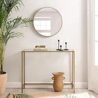 Boutique Home LGT26G Contemporary Console Table - Gold