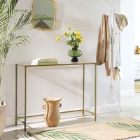 Boutique Home LGT26G Contemporary Console Table - Gold