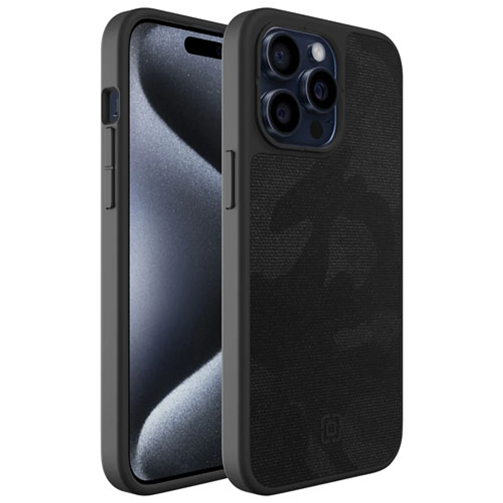 Incipio Cru Fitted Hard Shell Case with MagSafe for iPhone 15 Pro Max - Black - Only at Best Buy